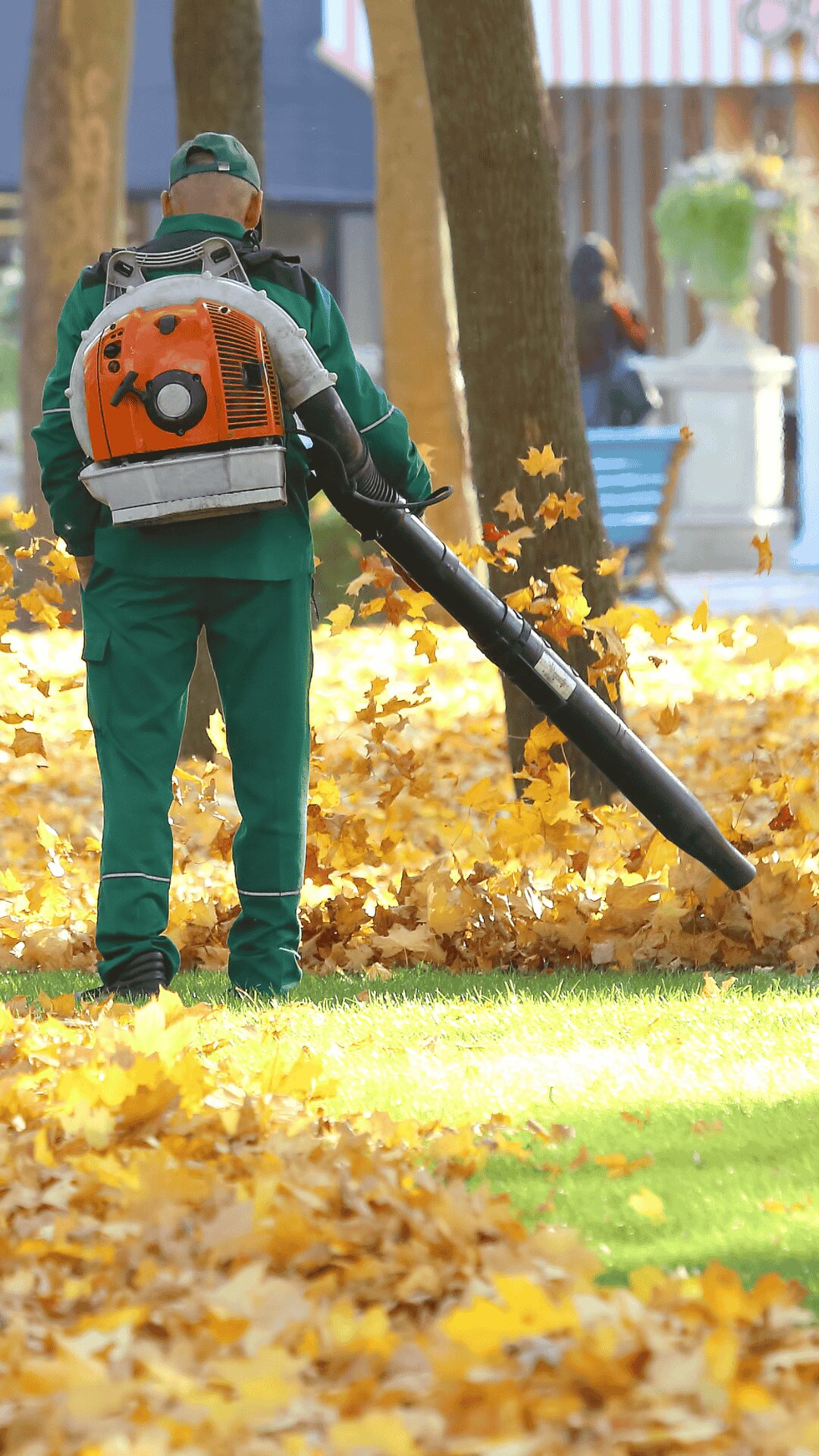 Onderhoud van Stadscentra in de Herfst